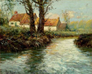 Rivières et ruisseaux œuvres - Maison By L’impressionnisme Norwegian paysage Frits Thaulow river